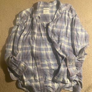 AE Distressed Oversize Flannel